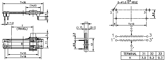 ֱʽλS71-31ߴͼ
