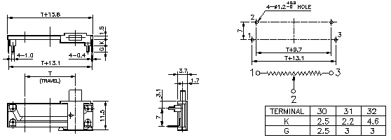 ֱʽλS51-30ߴͼ